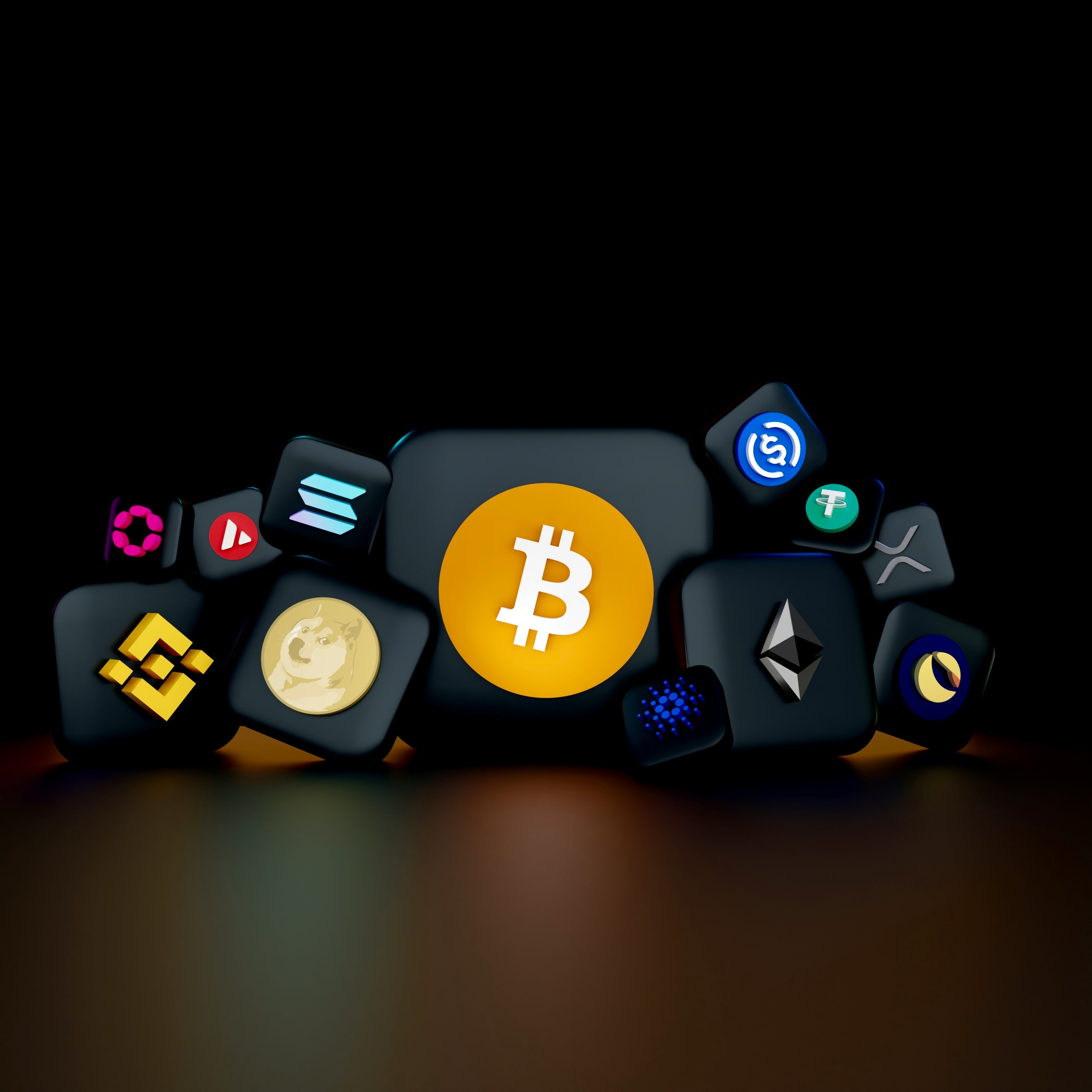 Supported cryptocurrencies